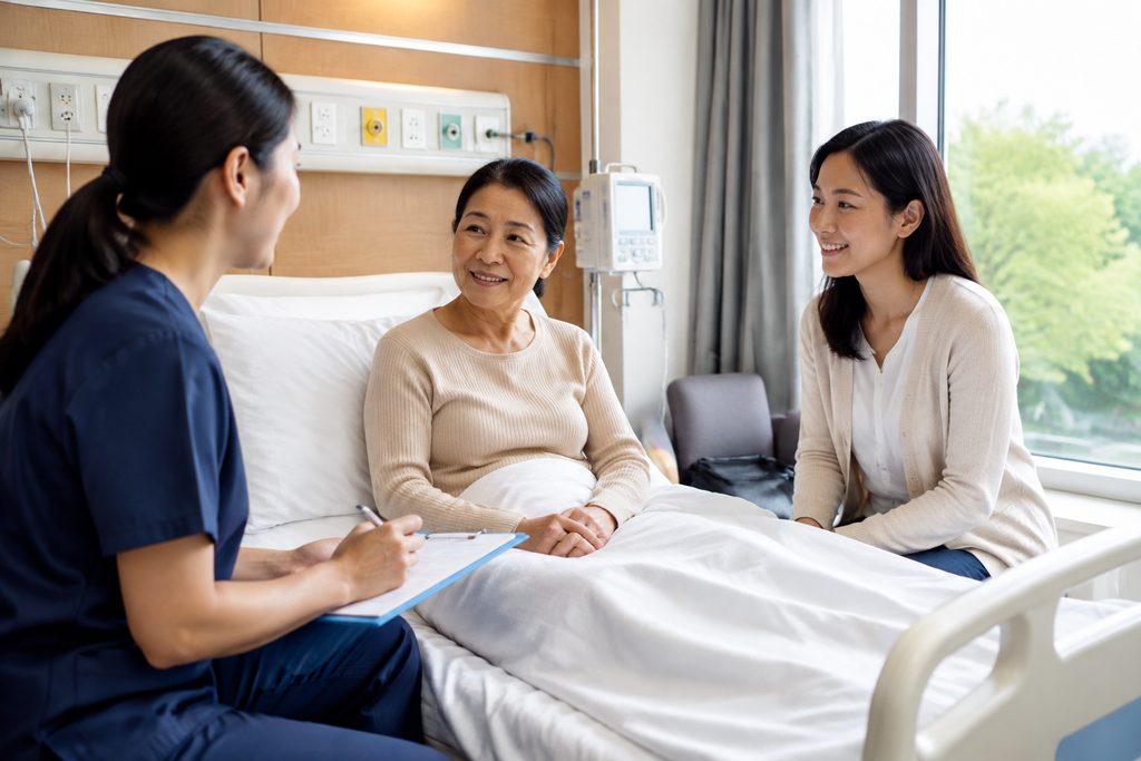 inpatient companion discharge planning c - medical illustration