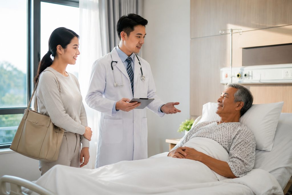 inpatient companion service cost China - medical illustration