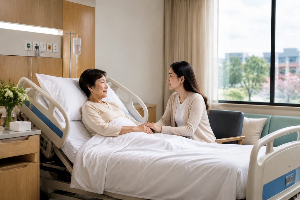 inpatient companion service cost China - medical illustration