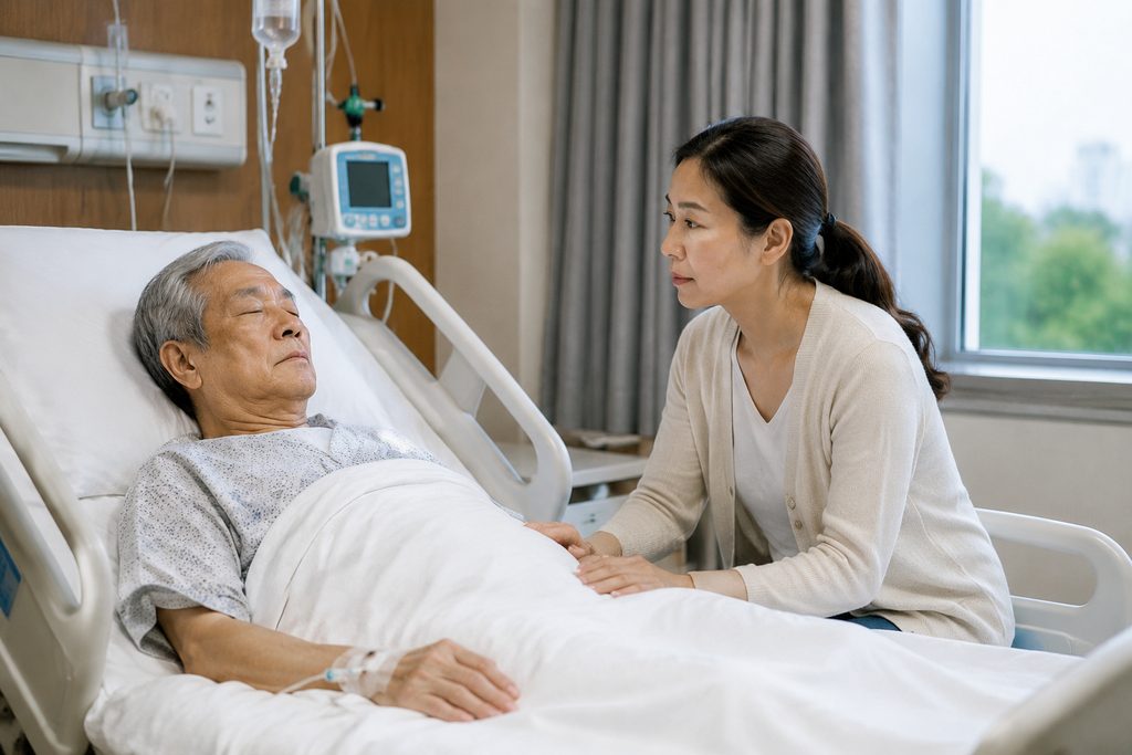 inpatient companion service cost China - medical illustration