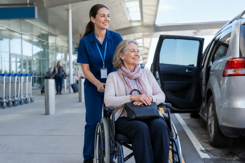 medical tourism transport China - medical illustration
