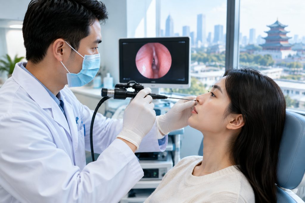 nasal airway check cost China - medical illustration