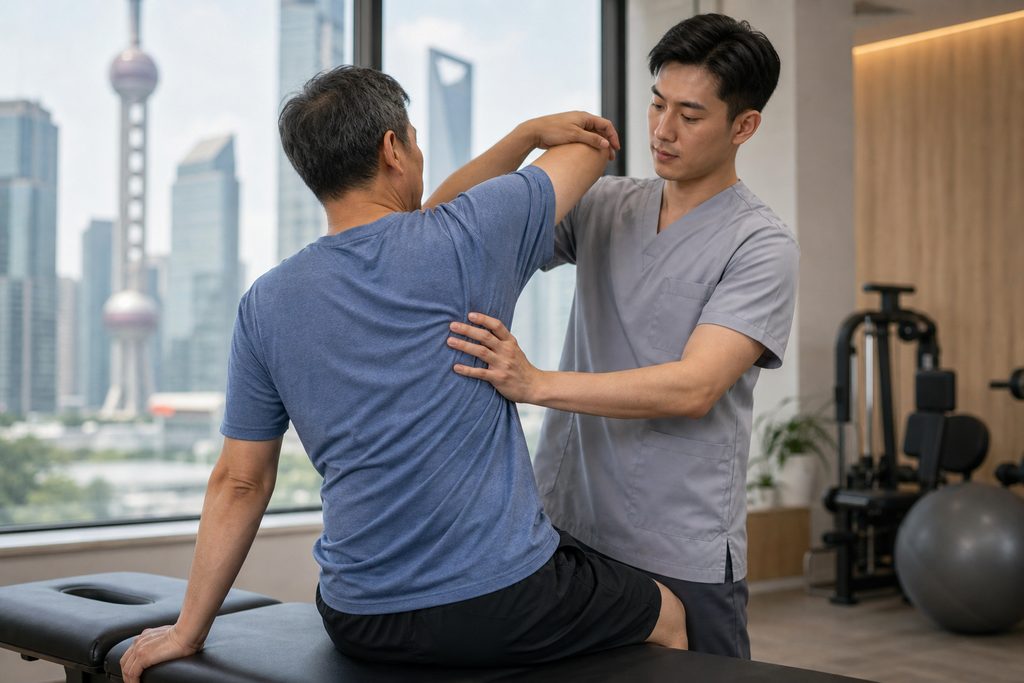 physical therapy cost China - medical illustration