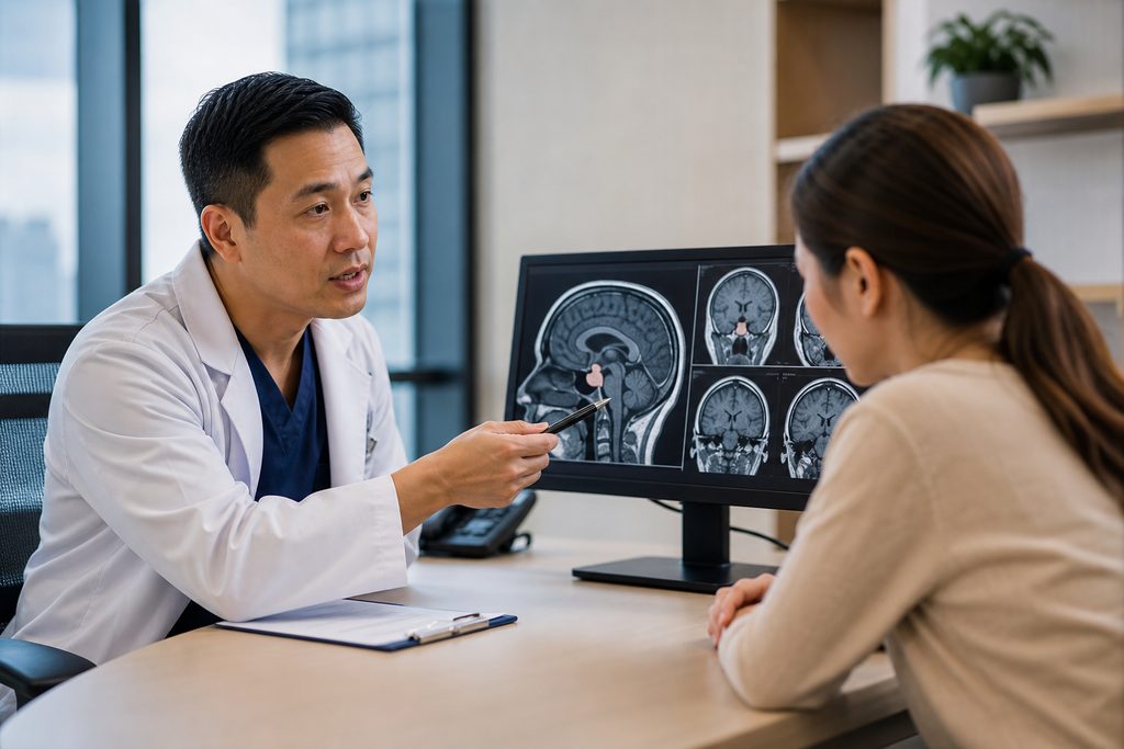 pituitary tumor surgery cost China - medical illustration