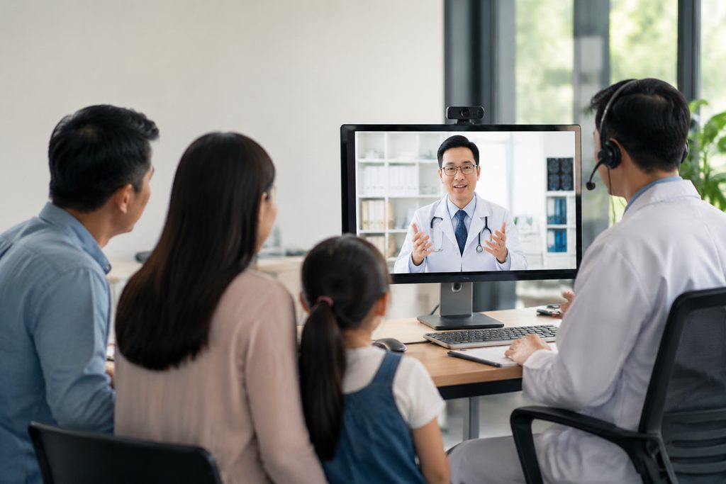 proxy consultation fee China hospital - medical illustration