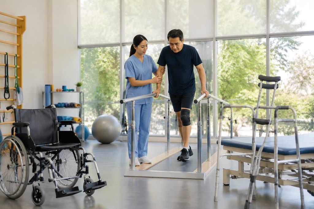 rehabilitation equipment cost China - medical illustration
