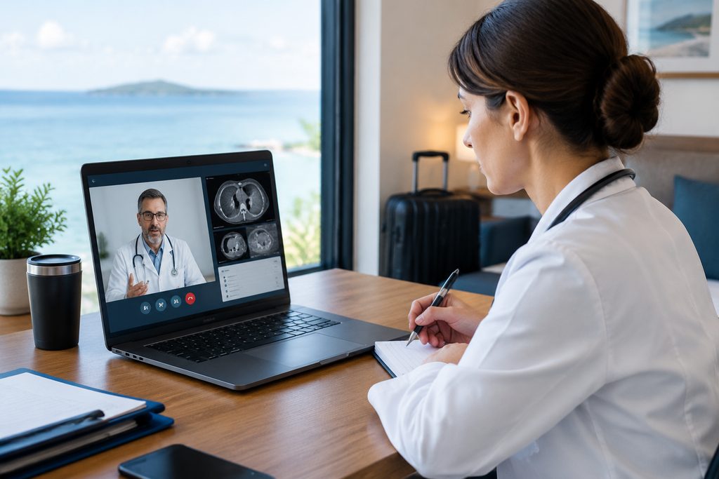 is the remote review real or automated - medical illustration