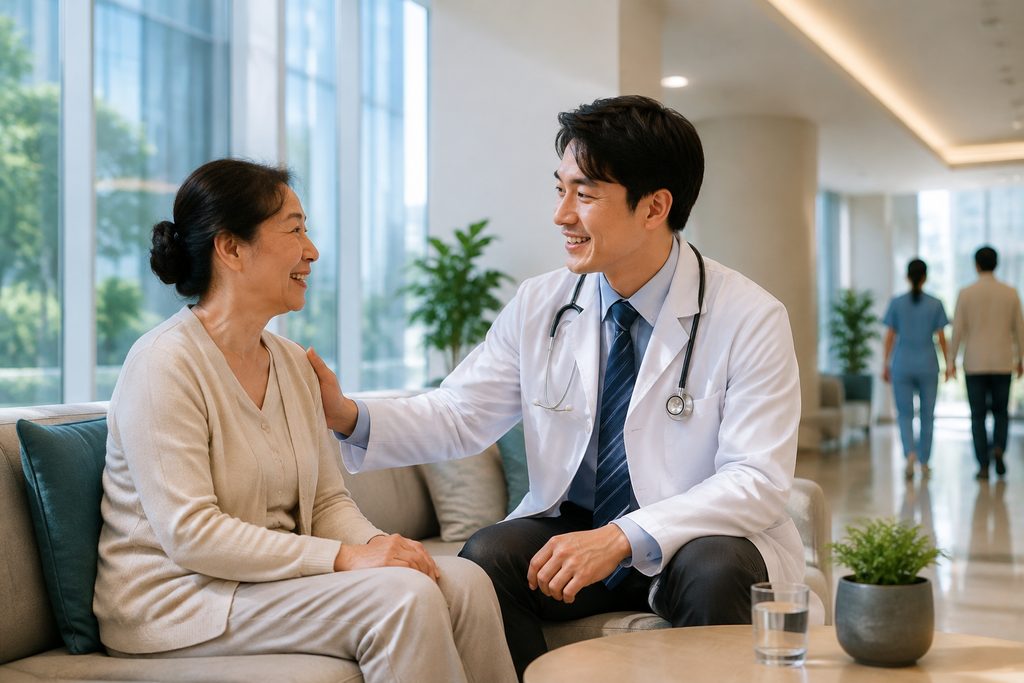 second medical opinion China same doctor - medical illustration