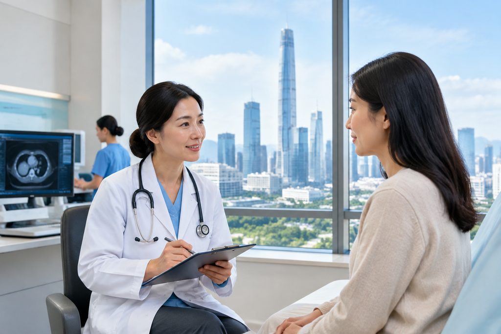 cancer screening cost Shenzhen - medical illustration
