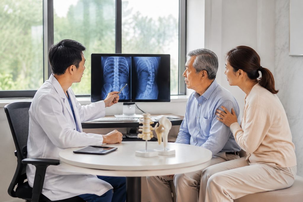spine surgery cost China - medical illustration