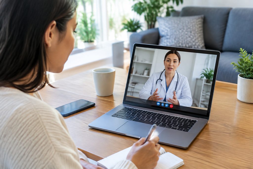 confirm a telemedicine platform is legit - medical illustration