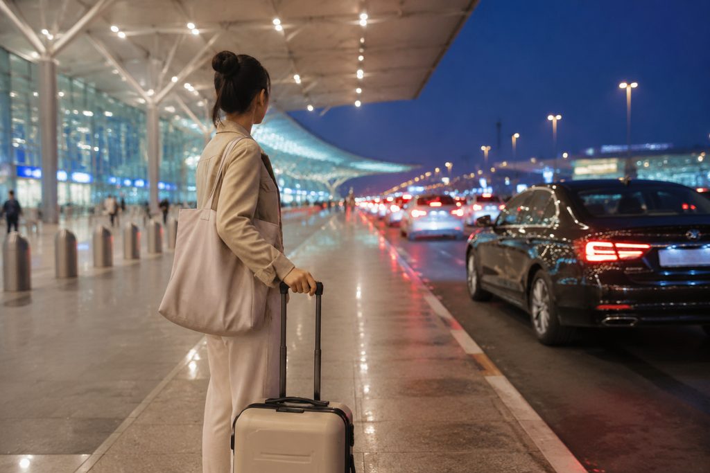 late night airport pickup Shanghai hospi - medical illustration