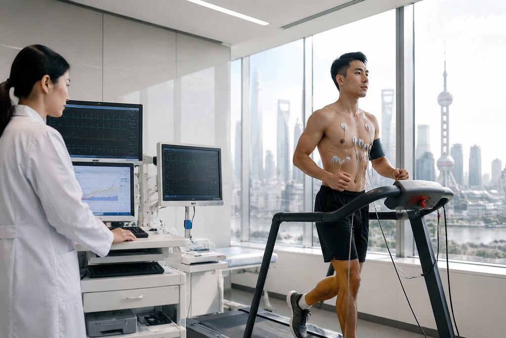treadmill test cost China - medical illustration