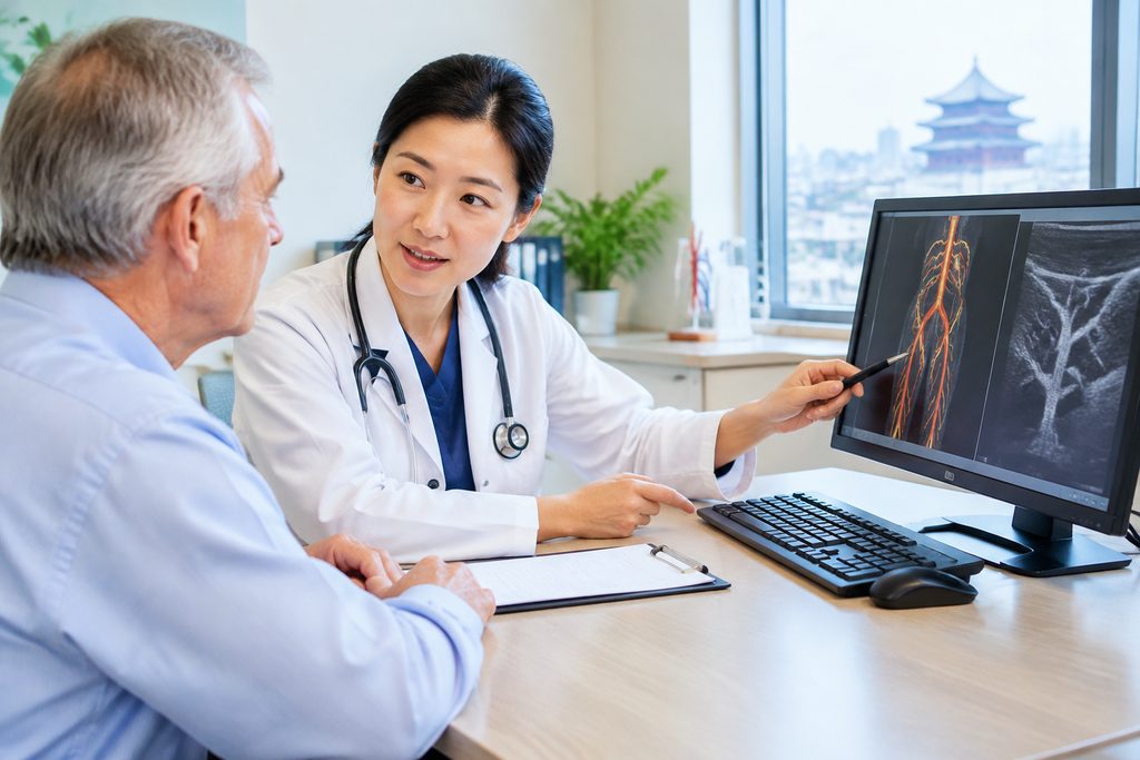 vascular checkup cost China - medical illustration