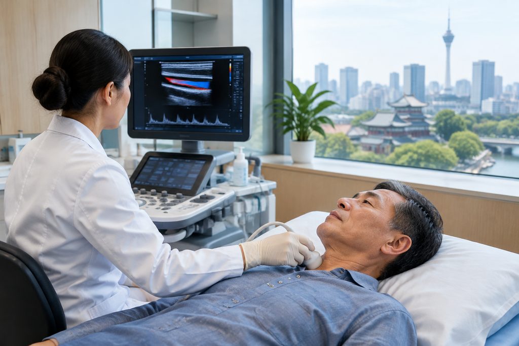 vascular screening cost China - medical illustration