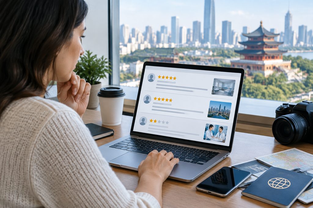 verify the agent's reviews aren't bought - medical illustration