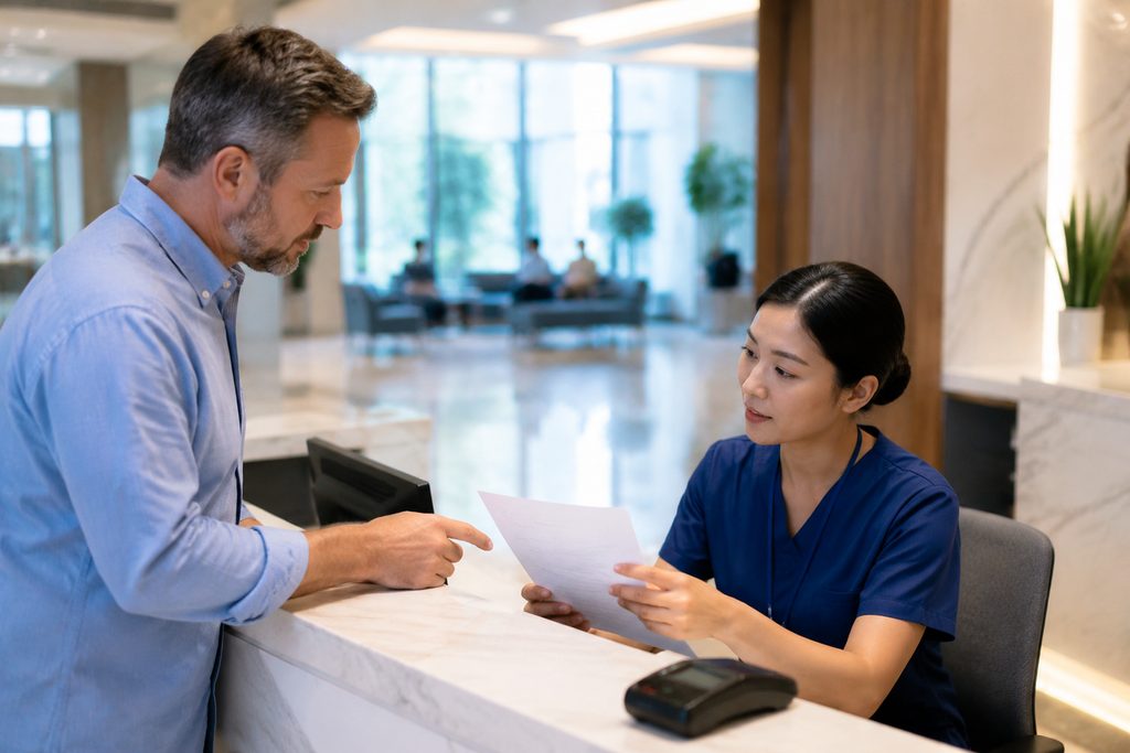 how to check a deposit receipt is genuin - medical illustration