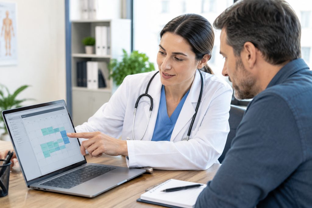 is doctor schedule real in China hospita - medical illustration
