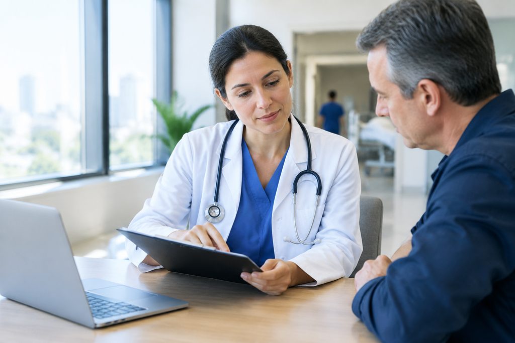 verify doctor hospital privileges China - medical illustration