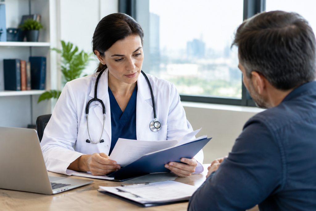 how do I know if a Chinese doctor review - medical illustration