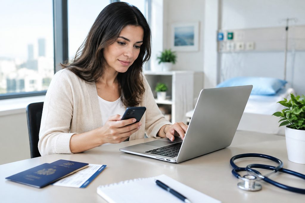 How to check the bank account is officia - medical illustration