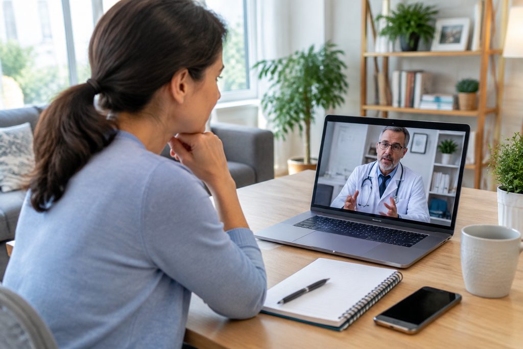 how to verify remote doctor's advice - medical illustration
