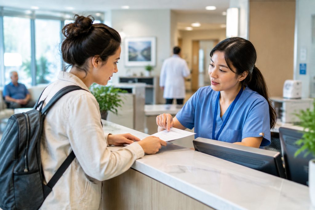 verify the report number with the hospit - medical illustration