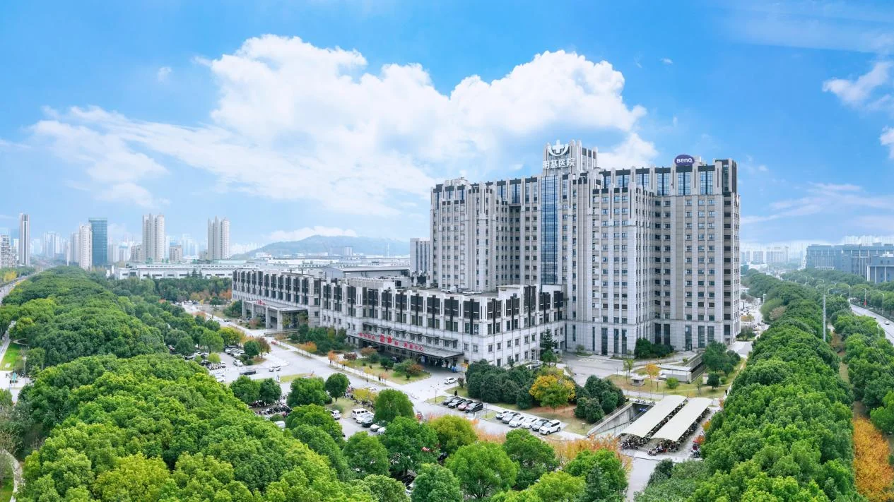 Aerial view of Suzhou BenQ Hospital campus