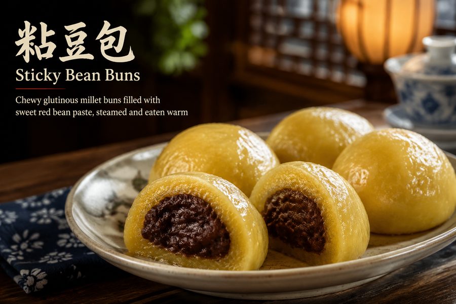 Sticky Bean Buns