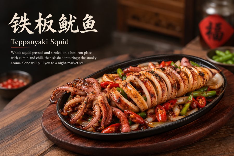 Teppanyaki Squid