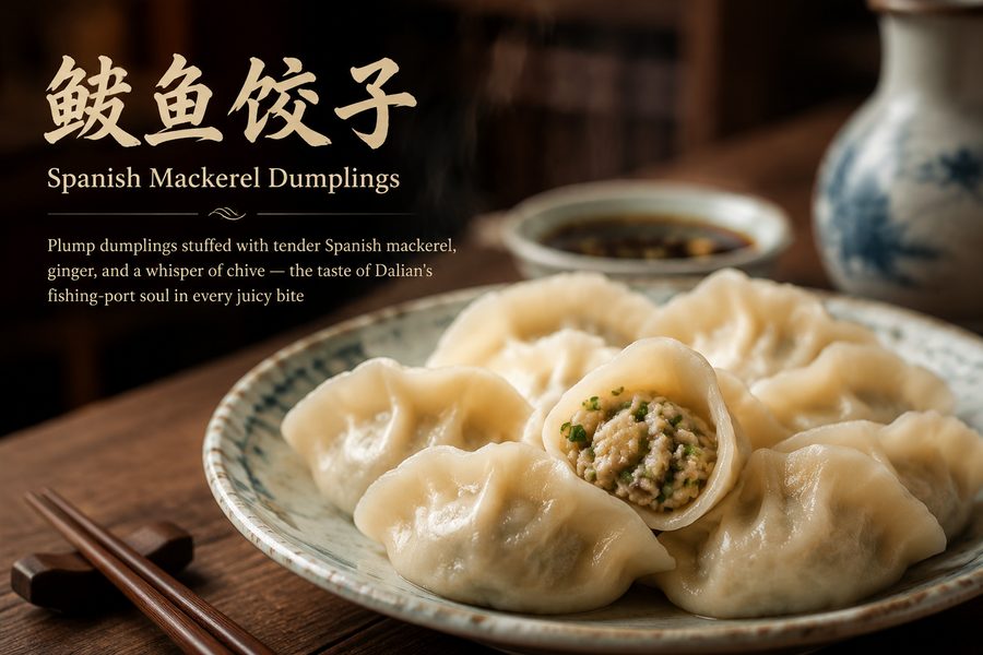 Spanish Mackerel Dumplings