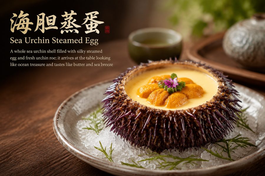 Sea Urchin Steamed Egg