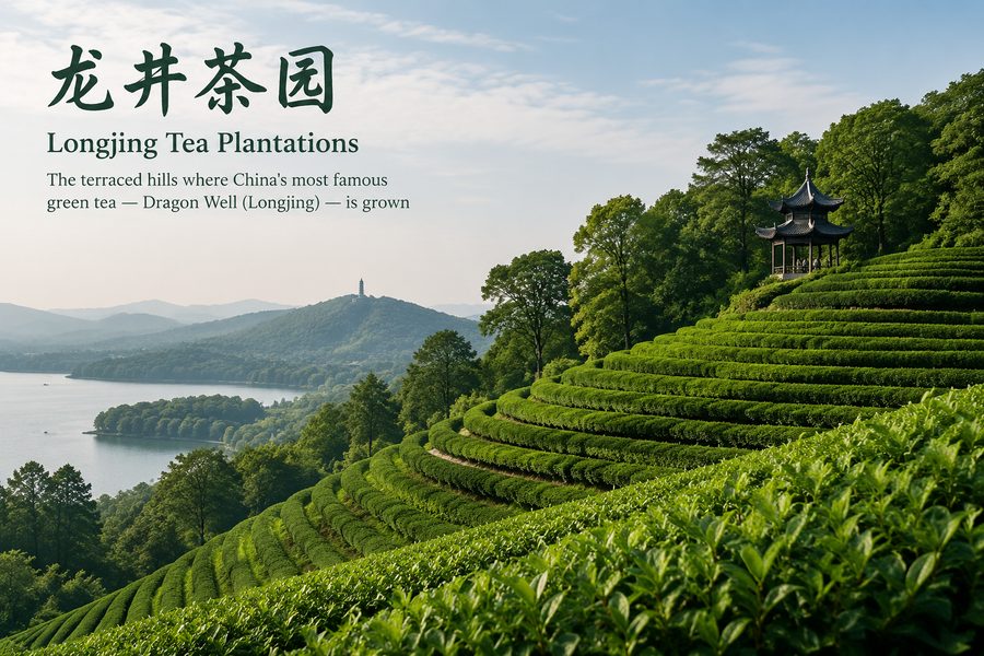 Longjing Tea Plantations