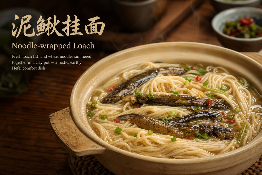 Noodle-wrapped Loach