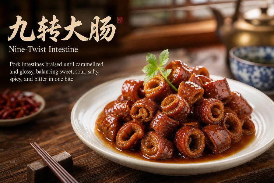 Nine-Twist Intestine