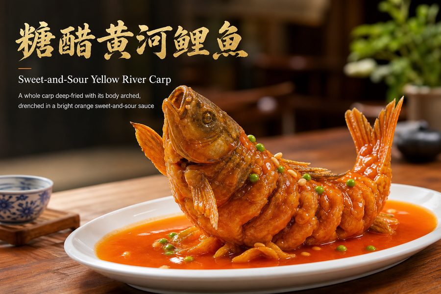 Sweet-and-Sour Yellow River Carp