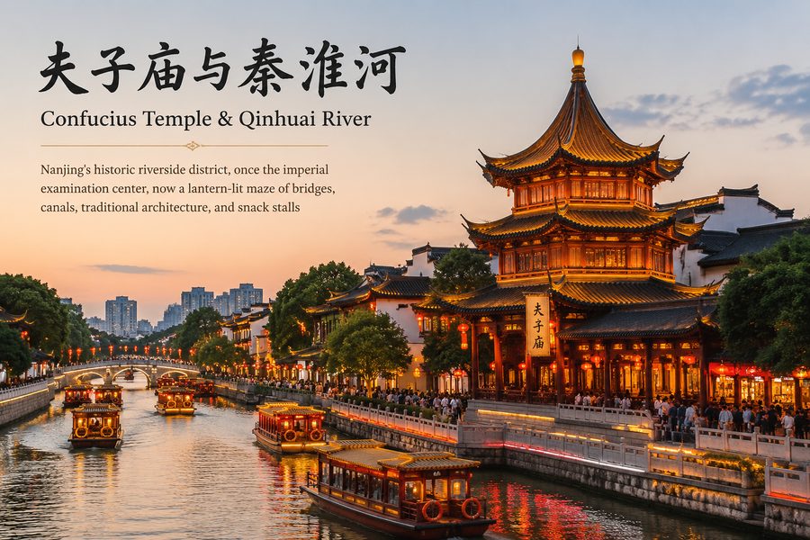 Confucius Temple & Qinhuai River