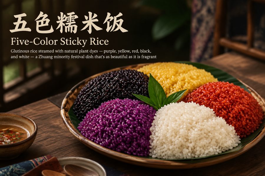 Five-Color Sticky Rice