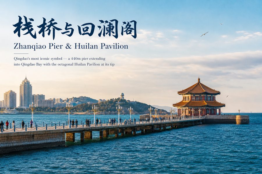 Zhanqiao Pier & Huilan Pavilion