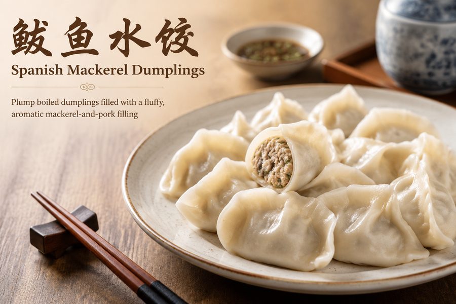 Spanish Mackerel Dumplings