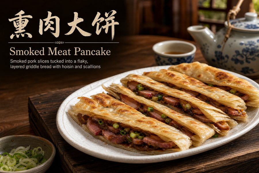 Smoked Meat Pancake