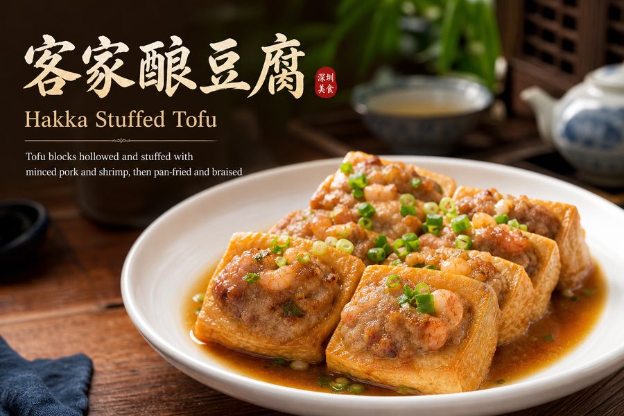 Hakka Stuffed Tofu