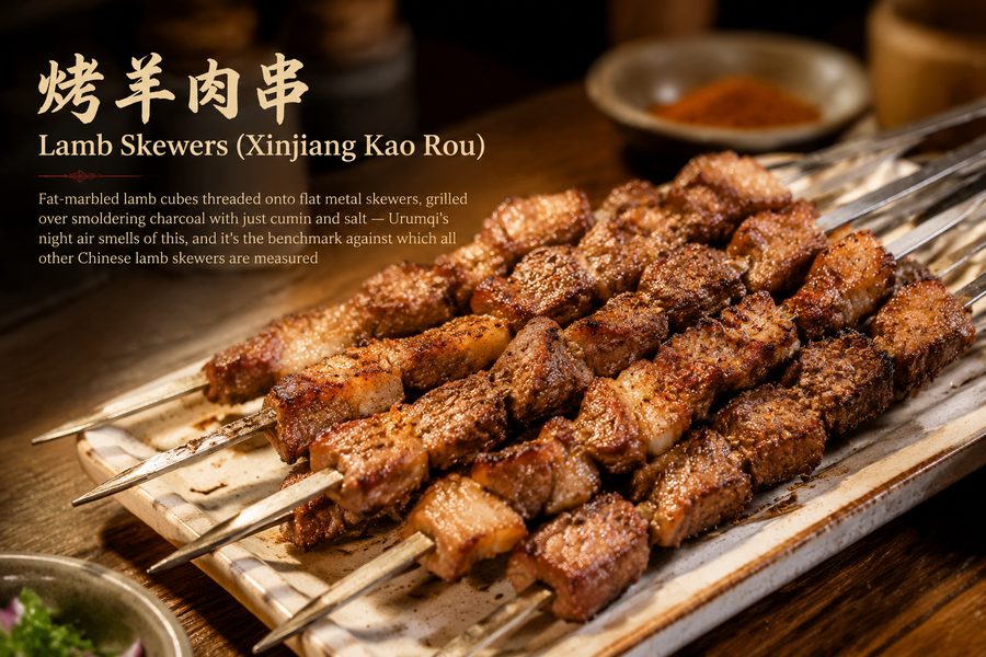 Lamb Skewers (Xinjiang Kao Rou)