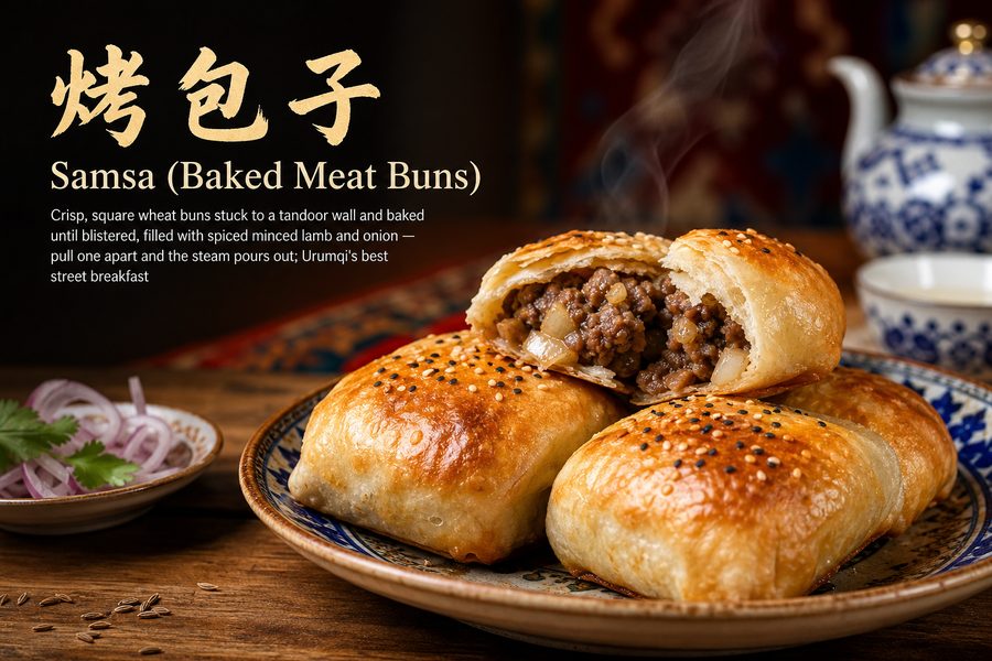 Samsa (Baked Meat Buns)