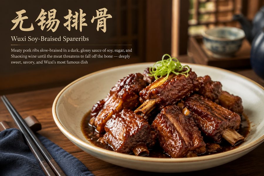 Wuxi Soy-Braised Spareribs