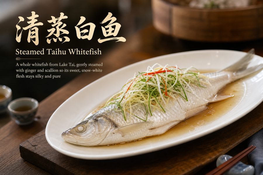 Steamed Taihu Whitefish