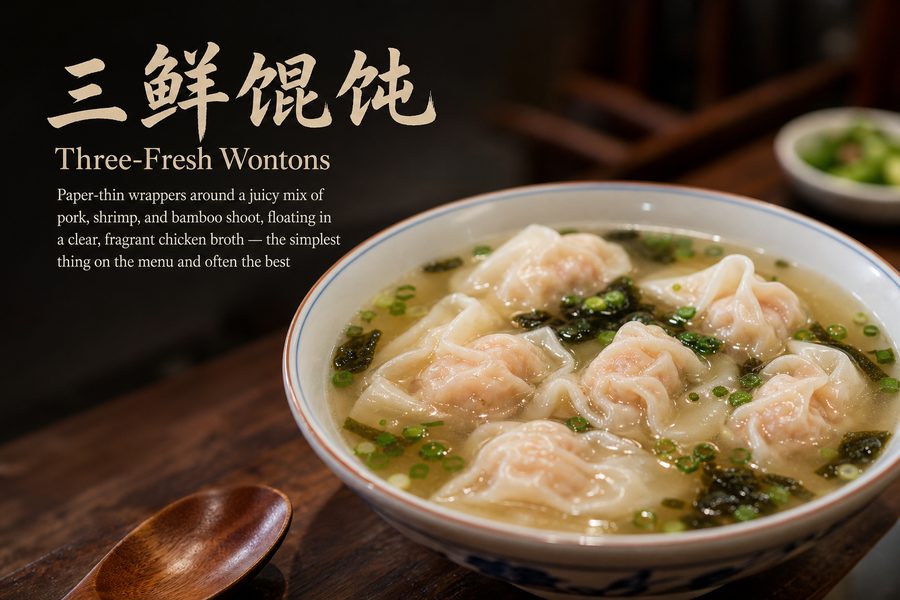 Three-Fresh Wontons