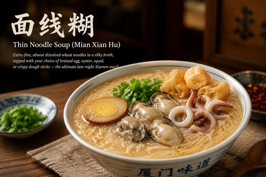 Thin Noodle Soup (Mian Xian Hu)