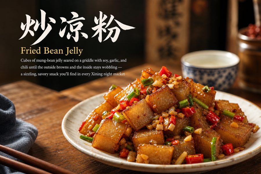 Fried Bean Jelly